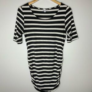 A PEA IN THE POD Striped Maternity Top
